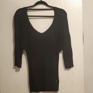 Beautiful Guess Black 3/4 sSeeve Sweater!! EUC